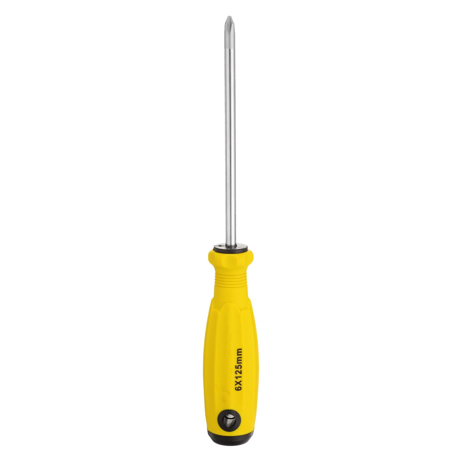 HARFINGTON PH2 Phillips Screwdriver #2 9.4" Magnetic Screwdrivers 4.9" CR-V with Ergonomic Handle for DIY Repairing, Yellow
