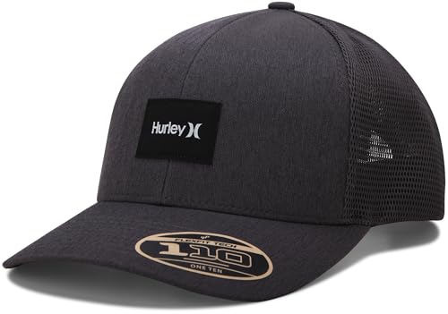 Image of Hurley Mens Trucker Hat - Flexible Quick Dry Fairway Mesh Trucker Hat for Men with Snapback Closure - Classic Mens Caps