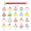DAFENCHI Flower Floral Dotting Tools for Dot Painting, 20 Shapes Dotting Pens, Mandala Dot Art Tool for Rocks, Embosssing Tools for Painting Dots, 10 Pens #1