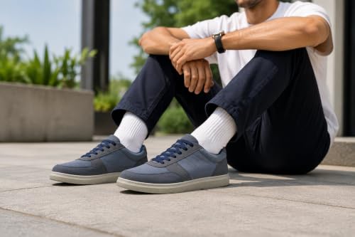 Image of Cruiser Men's Sneakers | Cushioned Insole Comfortable Shoes | Trendy & Stylish Modern Sneakers | Durable TPR Sole Casual Walking Footwear (2681)