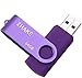 Price comparison product image USB Memory Stick 64GB USB 2.0 Flash Drive Swivel Thumb Drive Pen Drive (64GB, Purple)