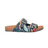 mules scholl femme 2018 ohne Ferse Scholl Flache Sandalen Greeny Mule