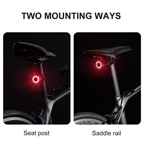 Rockbros Bike Tail Light Rear Bike Light Rechargeable Bike Rear Light Waterproof Bike Taillight #TOP3