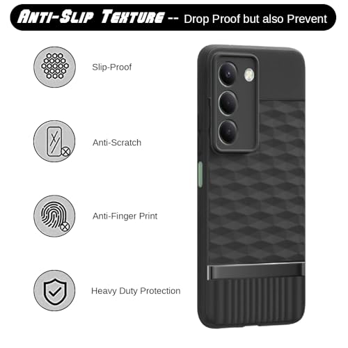 Image of Shockproof Case for Mi Redmi 15 5G | Full Camera Protection | TPU Flexible Back Cover for Mi Redmi 15 5G (Matte Black)