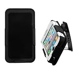 MyBat Tuff Holster Style 2 with Belt Clip for Apple iPhone 4S/4 - Retail Packaging - Black