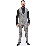 Cristiano Ronaldo (Grey Waistcoat) Pappaufsteller lebensgross