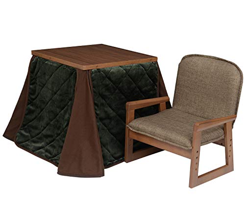 ユアサプライムス コタツ 一人用 55 グリーン 3点セット