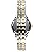Timex Women's Easy Reader 25mm Watch – Silver-Tone Case White Dial with Two-Tone Expansion Band