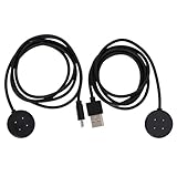 BTFO 2 Ladekabel für Google Pixel Watch 2/3, 1 m Magnetisches USB-A/C Schnellladekabel als Ersatz für Smartwatch (Schwarz)