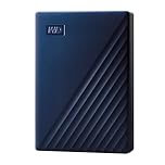 WD 5TB My Passport for Mac portable external storage, USB 3.0, Mac Compatible external hard drive, software for device management, backup and password protection, Time Machine Ready, Midnight Blue