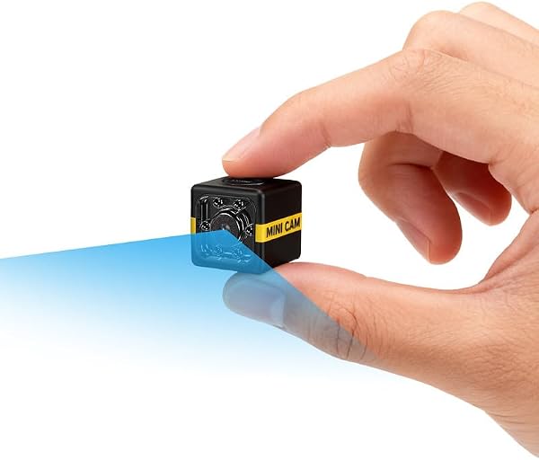 Caméra Espion sans Fil 1080P,Micro Spy Cam Discrète Invisible avec Détection Mouvement Vision Nocturne pour Surveillance Maison,Camera Cachée sur Batterie Longue Autonomie, sans App, sans Internet - 1
