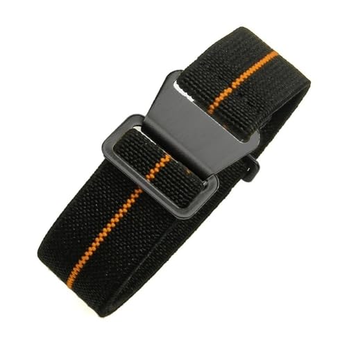 [FOCKOUPGAC] 18 20 22mm iCEHb`Xgbv bNXp(Black Orange-Black,18mm)