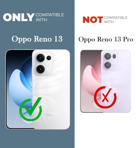 Image of Jkobi Lifetime Anti-Yellow Clear Back Cover Case for Oppo Reno13 5G | Oppo Reno 13 5G (Sleek Hard Crystal | Shockproof and Camera Protection)