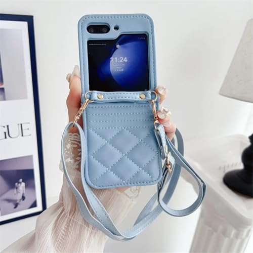 Étui portefeuille en cuir pour Galaxy Z Flip3 évite les rayures de l'écran