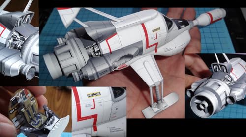 NZPOST UFO Interceptor DIY Handcraft Paper Model KIT(Unassembled Kit), As pic