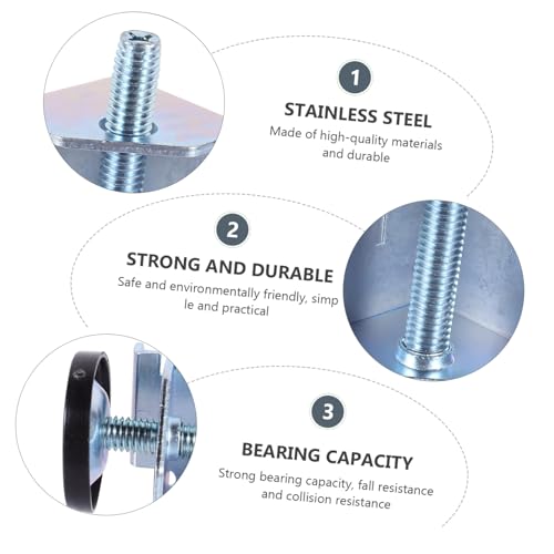 Patas ajustables para muebles solucionan suelos irregulares en mesas y armarios con base 4
