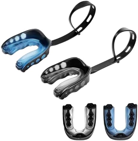 Protège-dents Cramer Pro Shox – Noir – Jeune – Avec étui Et Dragonne – NEUF