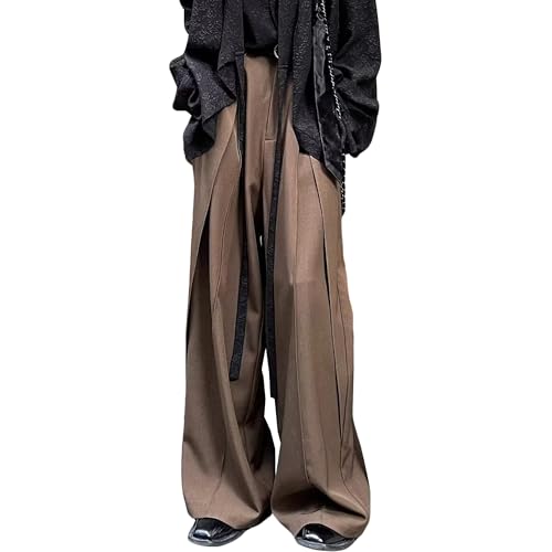 Pantalon baggy large plissé et fluide pour un confort absolu et un mouvement libre