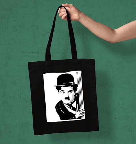 Image of ZORI Black Tote Bag With Pocket Printed Designed Canvas Tote Bags For Women large capacity,Tote bag For Shopping, College, Travel, More Canvas Handbag For Unisex Bag