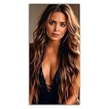 MAEDRW Poster sur toile de l'acteur américain Eliza Dushku 40 x 80 cm