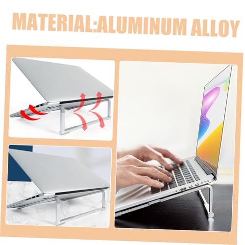 Soporte Plegable Metálico para Laptop Cabilock Plata miniatura 3