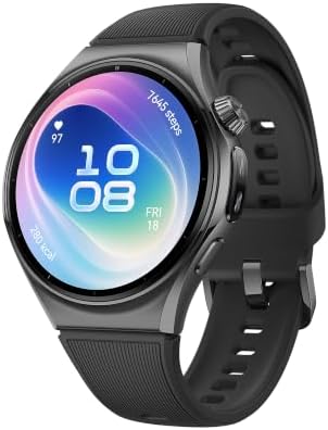 HUAWEI Watch 6 Smartwatch, eSIM, NFC, Schwarz, 46 mm | Gesundheitsmonitoring mit X-TAP, Jederzeit verbunden, Radfahren & Laufen, 3000 Nits, EasyCross™ Armband, für iOS & Android