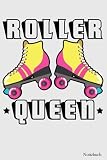 Notizbuch: Roller Quenn 90s Rollschuh Notebook | Tagebuch zum Notieren, Planen & Organisieren | Tolle Geschenkidee | 105 punktierte Seiten | ca. Format A5 |