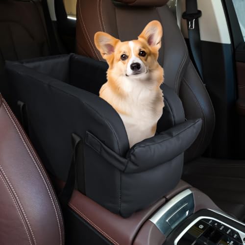 【2025年新登場】犬 ドライブボックス 車 ペットドライブボックス 犬シート車 アームレストボックス 助手席 飛び出し防止 Eppinn 小型犬 猫 車用 ベッド ドライブベッド カー用品 お出かけ おしゃれ 車載用 旅行 アウトドア 滑り止め
