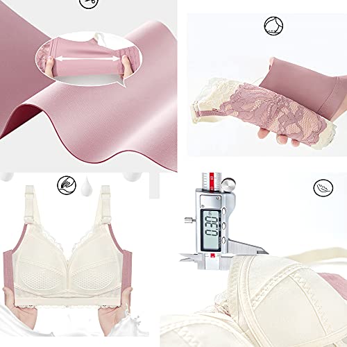 Soutien-gorge minimiseur grande taille sans armatures push-up lot de 2 lingerie dentelle - 6