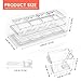 PNDID Clear Seasoning Box, 4 Piece Seasoning Rack Spice Pots, Plastic Storage Container Condiment Jars with Lids and Spoon, Storage Container Spice Jar for Salt Sugar Tea Herbal Coffee Beans