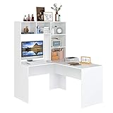 pc regal face Geeignet für eine Vielzahl von Nutzungsszenarien: Der Eckschreibtisch ist sehr gut für die Ecke des Raumes geeignet, da er den Eckraum extrem nutzen kann, der Eckschreibtisch kann als Schreibtisch, Spieltisch, Computertisch usw, Eckschreibtisch eignet sich sehr gut für die Installation in Büros, Schlafsälen und Heimarbeitsräumen, um den Innenraum voll auszunutzen.