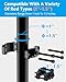 JISHAHS Aluminum Mount for Lowrance Eagle Eye 9 Sensor - Compatible with Various Rod, Easy Installation - Aluminum Alloy Material - Sturdy and Durable