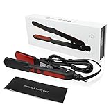 Herstyler Sensu Aluminum Flat Iron - 1.5 Inch Hair Straightener with Adjustable Temperature