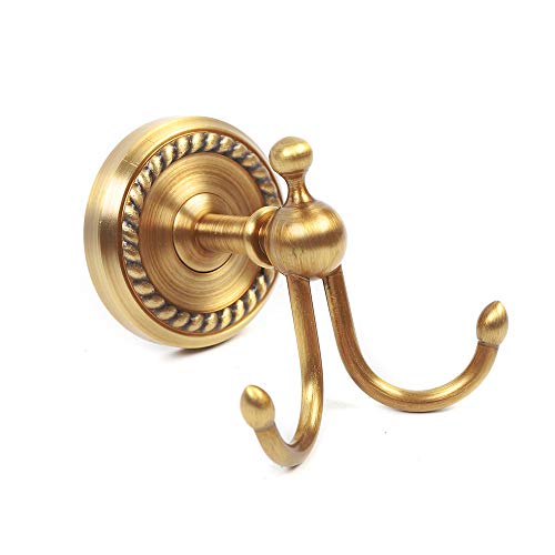 7Pcs Gold Copper Bathroom Accessories Set Vintage Bath Hardware Kit Wall Mounted, Toilet Paper Brush Holder Ring Soap Towel Rack For Bathroom And Toilet #TOP5