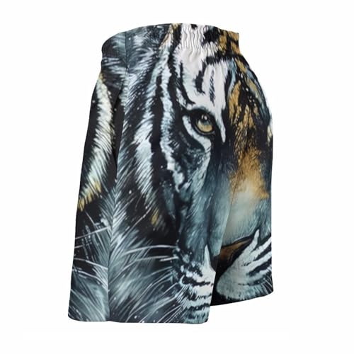 Comfort Men & Boys Big & Tall Swim Trunks Half Pants for Beach Athletic Workout4