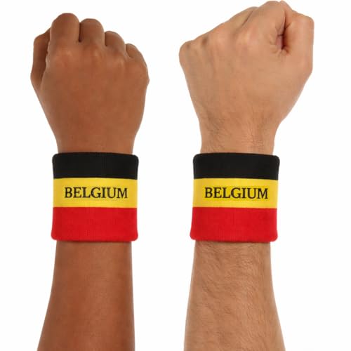 Image of Suddora Country Headband & Wristbands Set (Includes 2 Wrist & 1 Head Sweatband), Highly Moisture Wicking