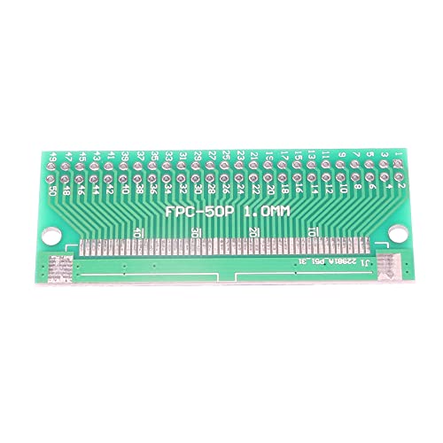 Adaptador convertidor FFC FPC 50 pines 0.5mm a DIP 2.0mm miniatura 3
