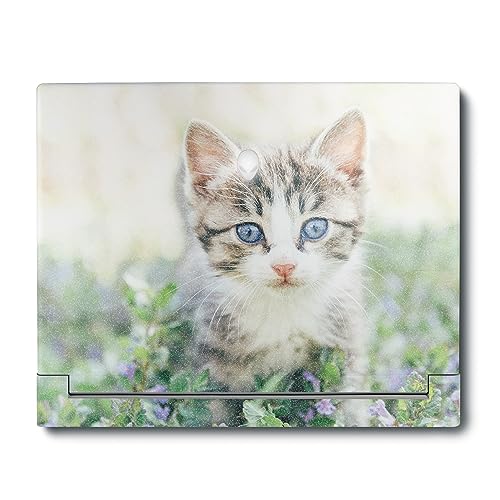 Image of MightySkins Glossy Glitter Skin Compatible with Alienware X16 R1 (2023) Full Wrap Kit - Blue Eyed Kitten | Protective, Durable High-Gloss Glitter Finish | Easy to Apply | Made in The USA