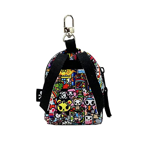 Tokidoki Kawaii Micro Backpack Keyring, Black, Small #TOP4