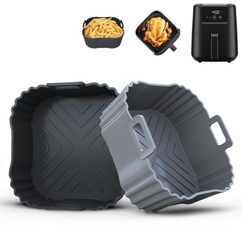 Image of LYHOLKEER Silicone Air Fryer Liners for 1.5-2.6 qt Mini Air Fryer