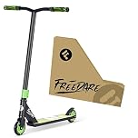 FREEDARE Pro Stunt Scooter Complete Trick Scooter for Kids 8 Years and Up, Teens, Adults, Boys and Girls Freestyle Street scooter for Intermediate and Beginner Skate Park (Green)