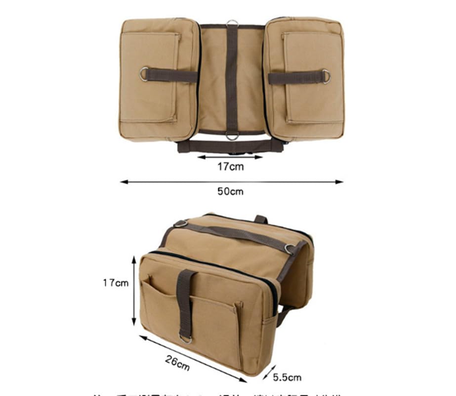 Mochila para Perro, arnés Ligero para Camping, Bolsa de sillín para Perros, Paquete de Perro, Mochila para Perros medianos y Grandes, Senderismo, Camping, Viajes