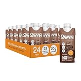 OWYN 100% Vegan Protein Meal Replacement Shakes for Weight Loss | Chocolate, 12 Fl Oz (Pack of 24) | Dairy-Free, Gluten-Free, Soy-Free, Tree Nut-Free, Egg-Free, Allergy-Free, Plant-Based