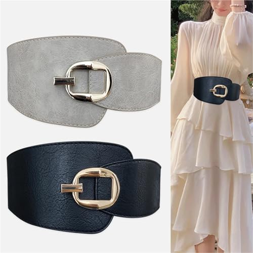 Belts For Women Plus Size Stretch Cummerbunds Waistband Big Wide Elastic Corset Belt Coat Dress3