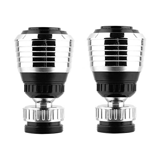 Preisvergleich Produktbild 360 Grad drehbarer Wasserhahn, Luftsprudler mit Luftsprudler für Wasserspar-Küchenzubehör, 2 Stück