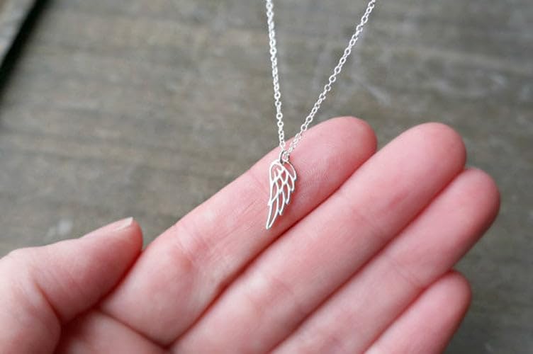 A Charmed Impression Sterling Silver 11:11 Angel Wing Necklace - Lightworker Wish Gift - Image 5