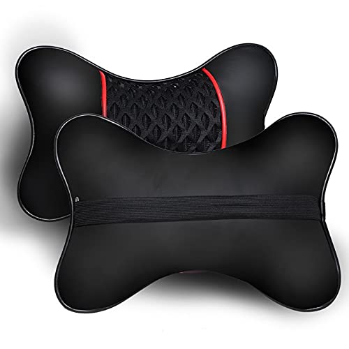 Poggiatesta auto 2 PZ Auto Collo Cuscino PP Cottone auto Collo Viaggio Clovello Poggiatesta collo cuscino Sedile Sedile Supporto Tessuto Comfort Alleviare il dolore al collo Cuscino auto collo