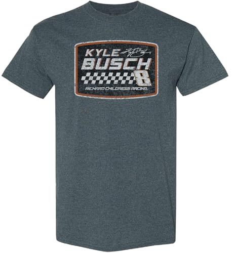 Kyle Busch 2025 Vintage T-Shirt - Automotive Racing Apparel Large