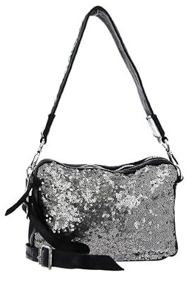 Caterina Lucchi borsa a tracolla Hakea Bowler Bag Argento + T/Nero argentato