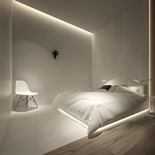 Newreach Usb Led Light Strip White With Battery Box (Batteries Not Included), 16.4Ft Daylight Led White Strip Lights Cuttable Leds For Bedroom, Mirror, Party, Camping, Birthday, Christmas, 8.2Ft X 2 #TOP5